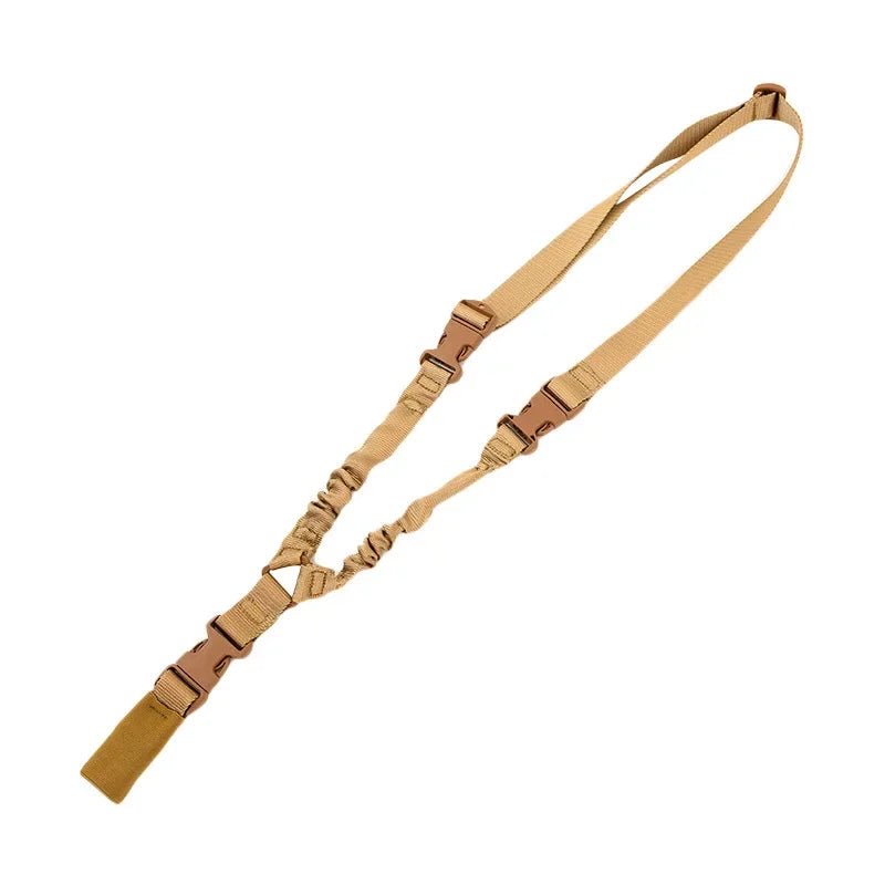 Sangle Fusil Tactique à Point Unique – Harnais Élastique et Réglable 120–150 cm - BLACKBEARD OUTDOOR INDUSTRIES