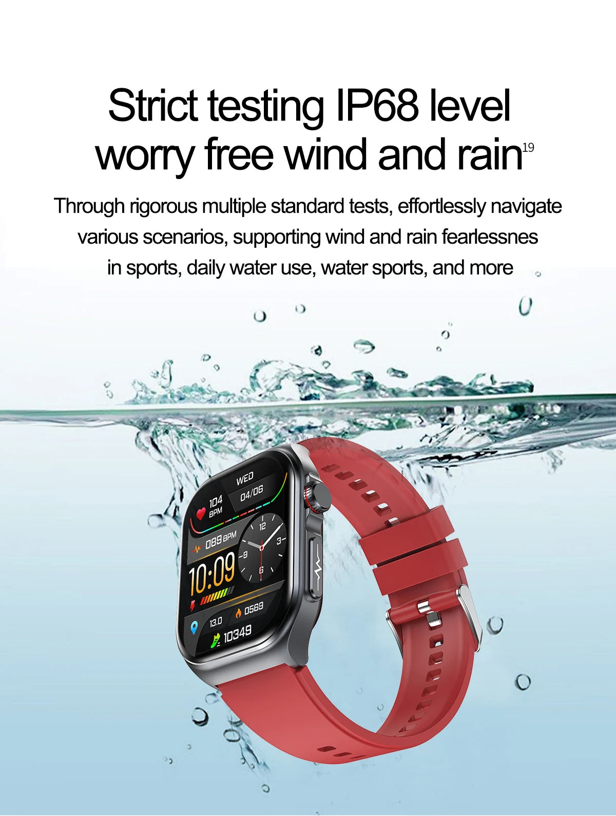 LIGE ET585 – Montre Connectée AMOLED Homme & Femme - BLACKBEARD OUTDOOR INDUSTRIES