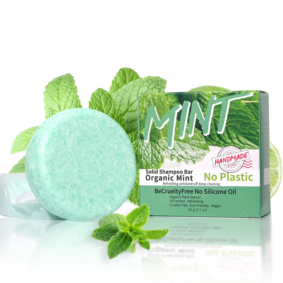 Shampooing Solide Rafraîchissant à la Menthe – Soin Capillaire Tonifiant & Naturel - BLACKBEARD OUTDOOR INDUSTRIES
