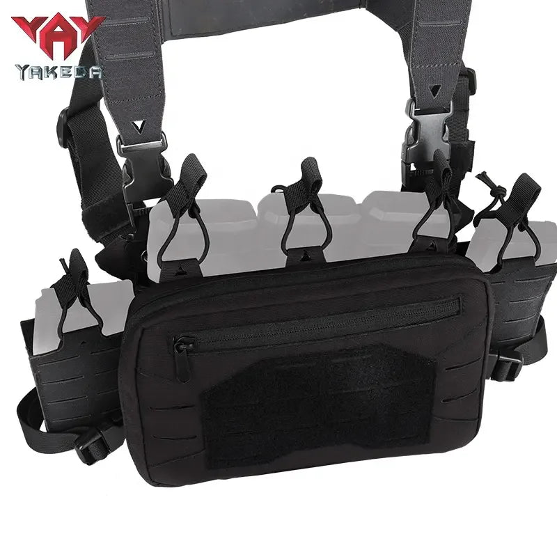 YAKEDA Tactical Mini Chest Rig – Laser Cut MOLLE Ma boutique