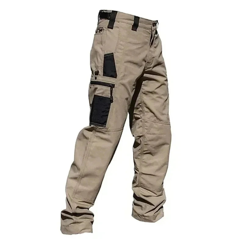 Pantalon Cargo Homme Résistant à l'Usure — Multi-poches, Coupe Droite, Style Tactique et Décontracté - BLACKBEARD OUTDOOR INDUSTRIES