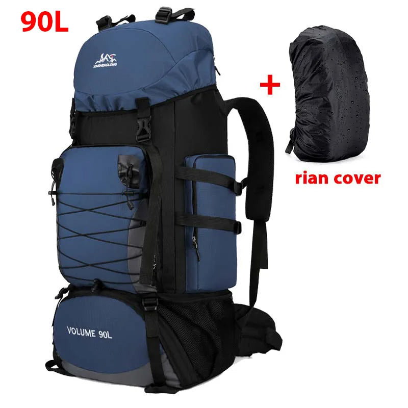 Sac à Dos de Voyage 90L - Sac de Camping, Randonnée, Montagne et Sport - Homme & Femme - BLACKBEARD OUTDOOR INDUSTRIES