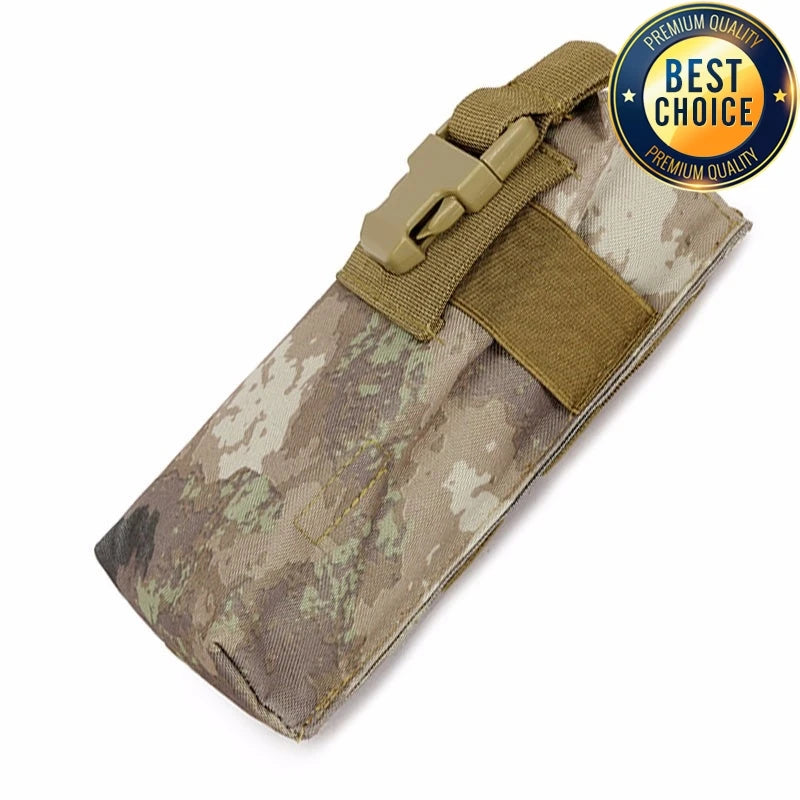 Pochette Tactique MOLLE pour Radio Walkie-Talkie – Porte-Bouteille d'Eau, Pochette de Magasin pour Activités de Plein Air, Camping et Sports BLACKBEARD OUTDOOR INDUSTRIES