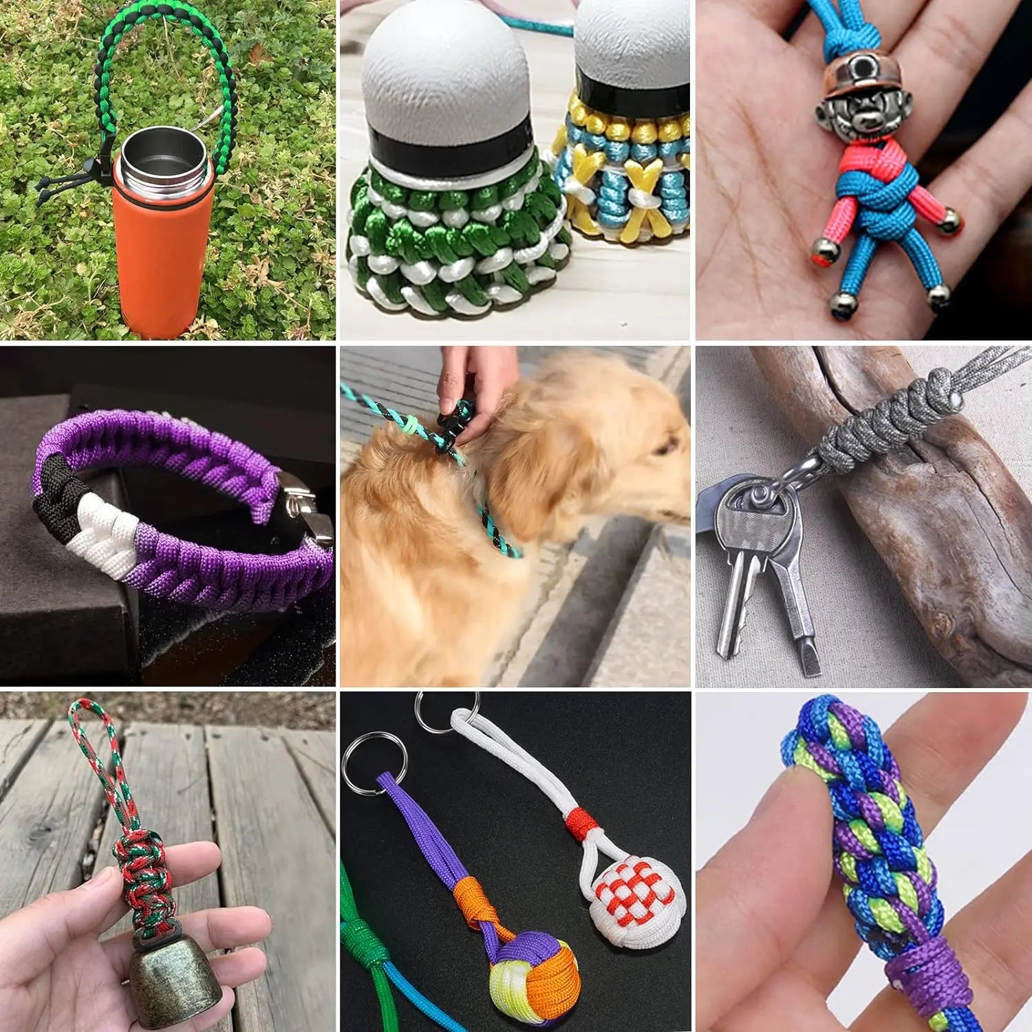 Corde Paracorde 9 Brins – 650 lb – Diamètre 4 mm – 5/15/31 mètres - BLACKBEARD OUTDOOR INDUSTRIES