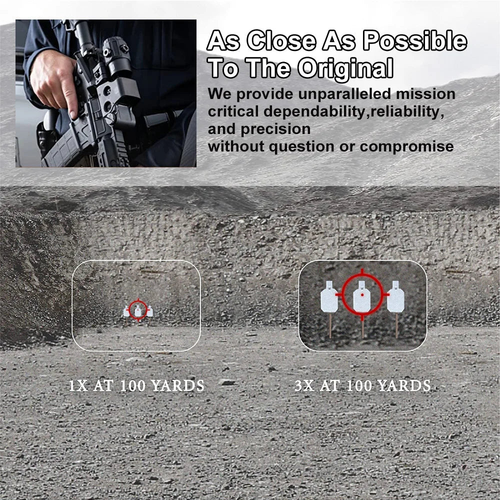 Lunette Magnifier Tactique EOTech G33 / G43 / G45 – Grossissement 3X / 5X Ma boutique