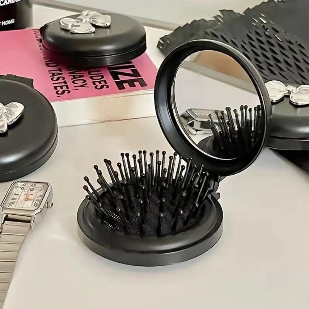 Peigne Pliable Masseur avec Miroir de Maquillage – 1 pièce - BLACKBEARD OUTDOOR INDUSTRIES