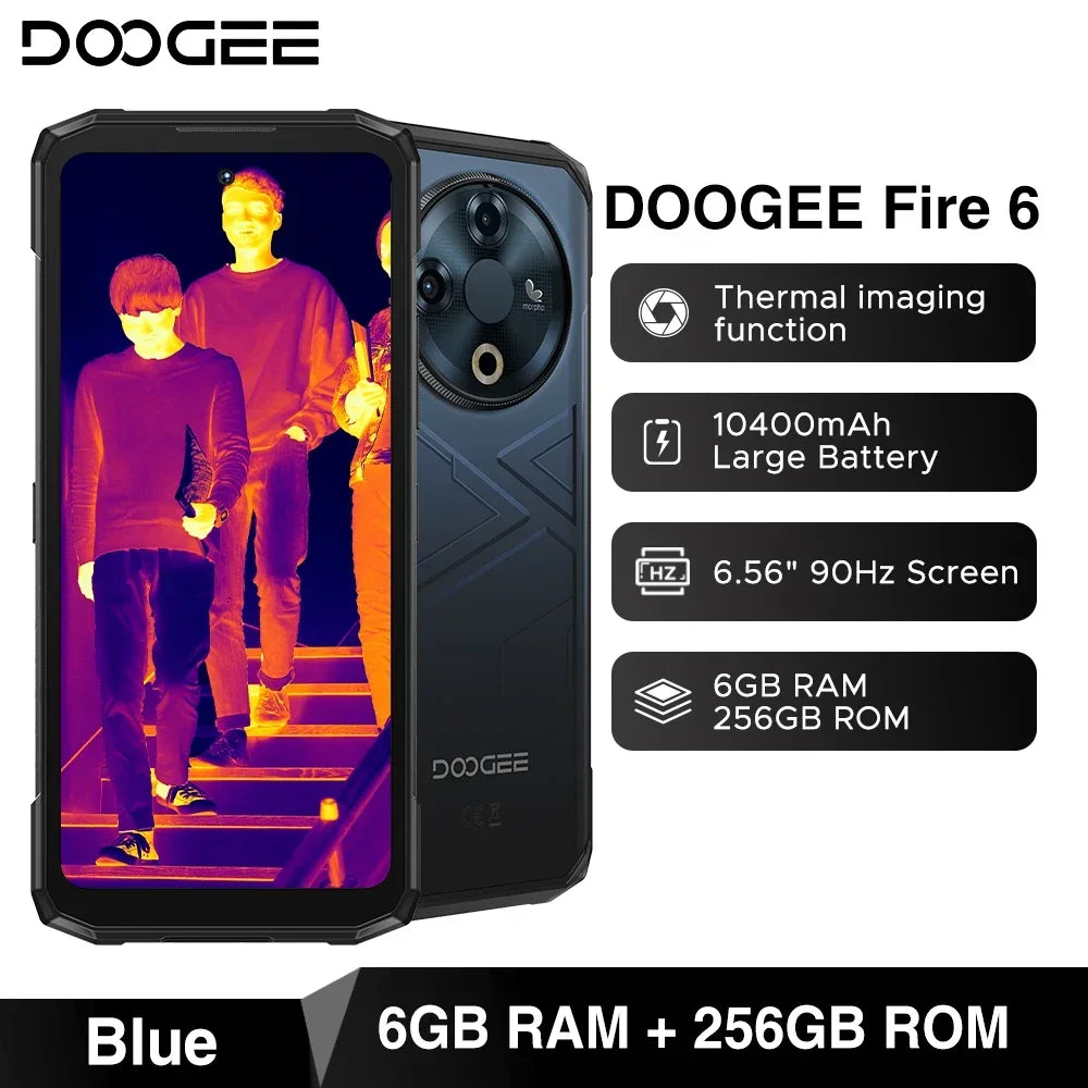 DOOGEE Fire 6 – Smartphone Robuste et Performant - BLACKBEARD OUTDOOR INDUSTRIES