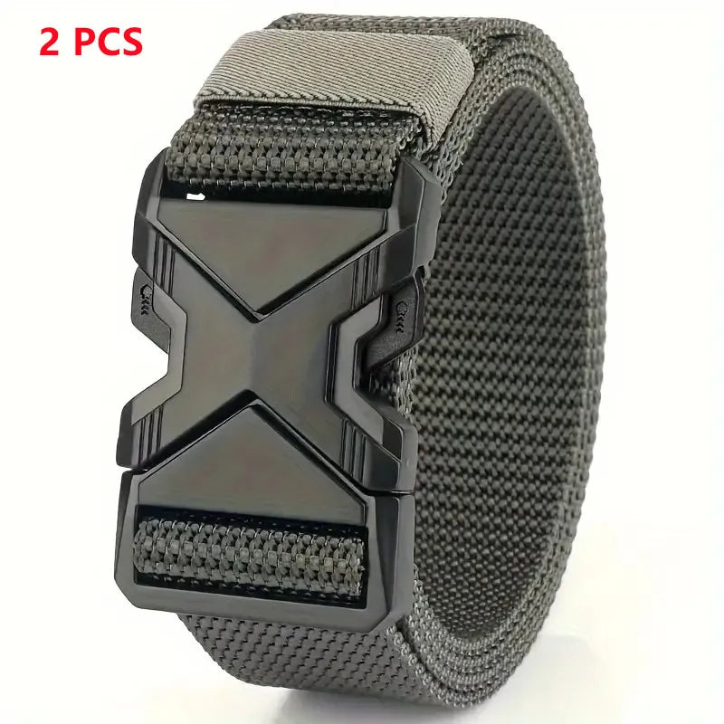 Lot de 2 Ceintures Tactiques en Toile – Style Sportif & Décontracté - BLACKBEARD OUTDOOR INDUSTRIES