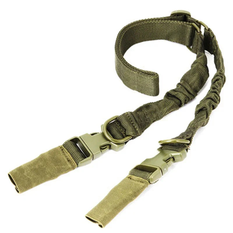 Sangle Fusil Tactique à Point Unique – Harnais Élastique et Réglable 120–150 cm - BLACKBEARD OUTDOOR INDUSTRIES
