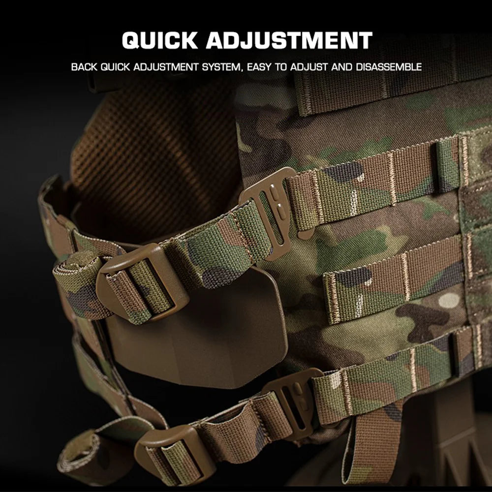 Gilet Tactique Outdoor 3.0 K19 pour Chasse – Porte Plaques MOLLE avec Système de Libération Rapide et Ceinture Ajustable – Équipement de Combat BLACKBEARD OUTDOOR INDUSTRIES