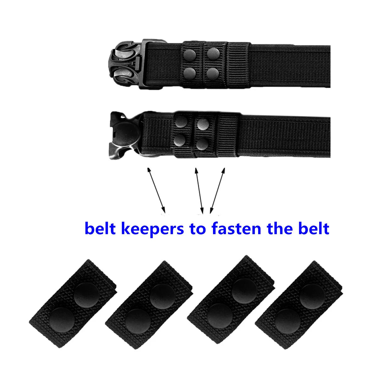 Ceinture Tactique Homme 1.97" en Nylon – Ceinture de Sécurité et de Service avec Boucle POM, Ceinture de Chasse et d'Utilité, Ceinture Polyvalente pour Activités Tactiques et Sécurité BLACKBEARD OUTDOOR INDUSTRIES