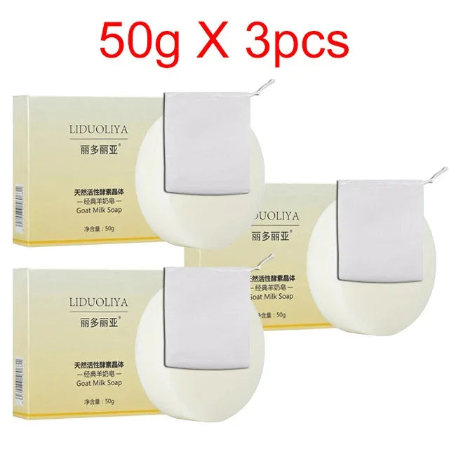 Savon Fait Main à Base de Lait de Chèvre et Protéines de Soie – Éclaircissant, Contrôle de l'Huile, Anti-Acné et Nourrissant pour la Peau - BLACKBEARD OUTDOOR INDUSTRIES