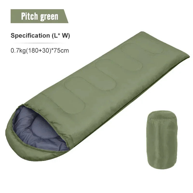 Camping Sleeping Bag Lightweight 4 Season Warm Envelope – Sac de Couchage en Coton Hiver pour Randonnée et Outdoor - BLACKBEARD OUTDOOR INDUSTRIES