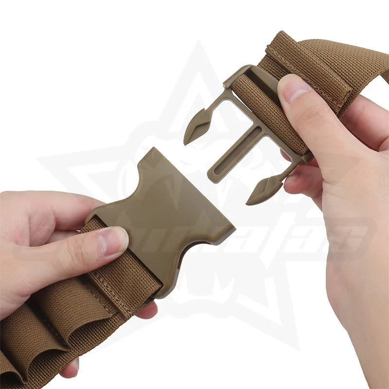 Bandoulière Tactique Ophidian 16-Round – Porte-Grenades et Cartouches de 2ga pour Chasse, Paintball et Activités Outdoor BLACKBEARD OUTDOOR INDUSTRIES