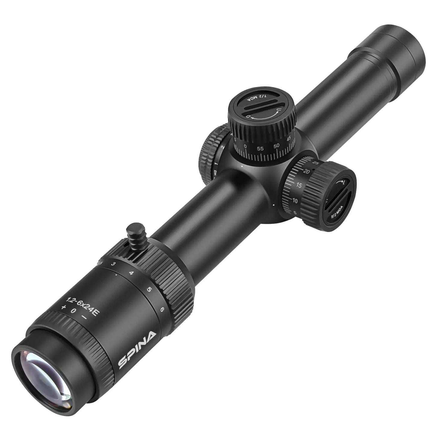 SPINA OPTICS WolfChase LPVO 1.2-6x24 FFP/SFP - Lunette de Tir pour Fusil, Viseur à Point Rouge, Optique de Chasse et CQB Ma boutique