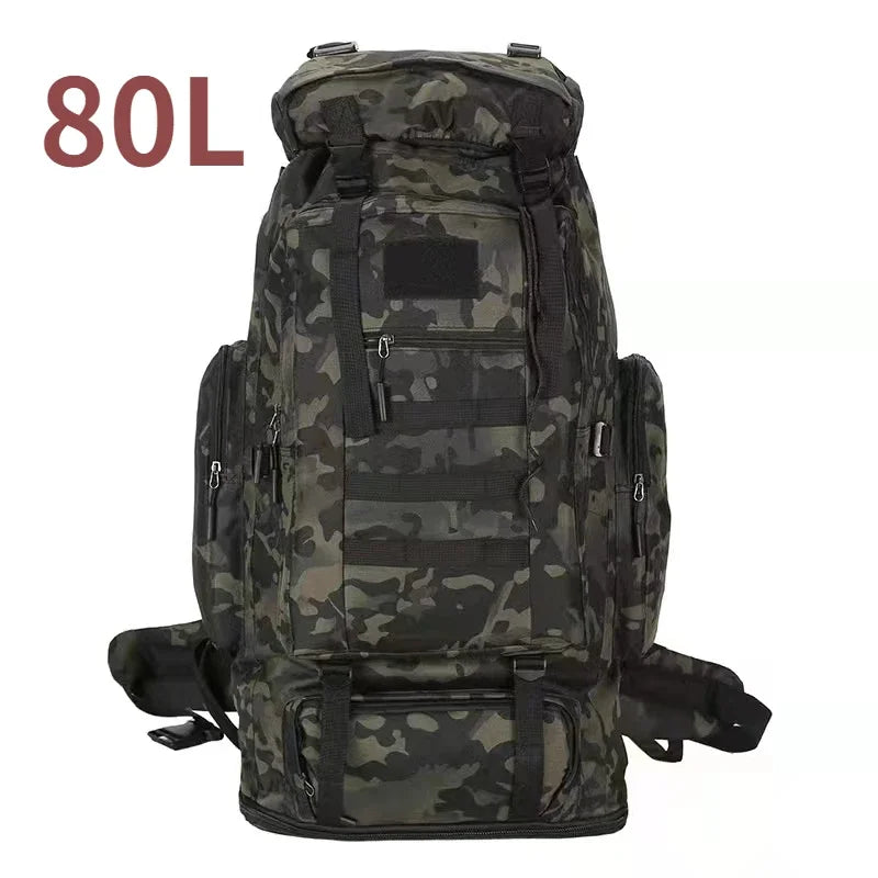 Sac à Dos Tactique 80L / 100L – Grand Volume pour Randonnée, Camping & Trekking - BLACKBEARD OUTDOOR INDUSTRIES