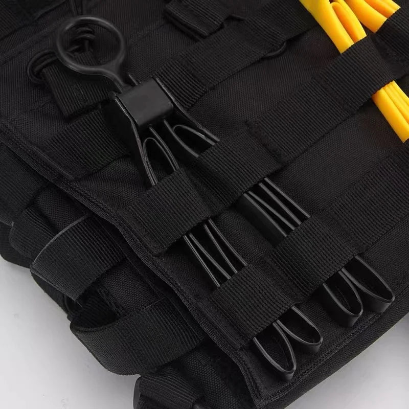 Attache-Câble Tactique en Plastique - Menottes de Sécurité, Bandes Décoratives, Straps Militaires Jetables, Couleur Jaune - BLACKBEARD OUTDOOR INDUSTRIES