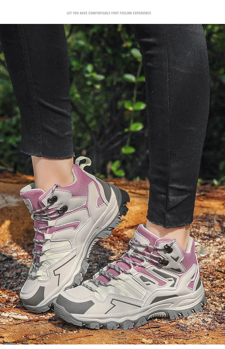 Chaussures de Randonnée Unisexes Anti-dérapantes Hautes - Grande Taille, Confort et Style pour l'Outdoor BLACKBEARD OUTDOOR INDUSTRIES
