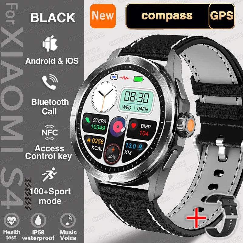 Xiaomi S4 Ultra – Montre Connectée Sport Outdoor avec GPS, NFC, Écran AMOLED, Appels Bluetooth, Suivi Santé Complet - BLACKBEARD OUTDOOR INDUSTRIES