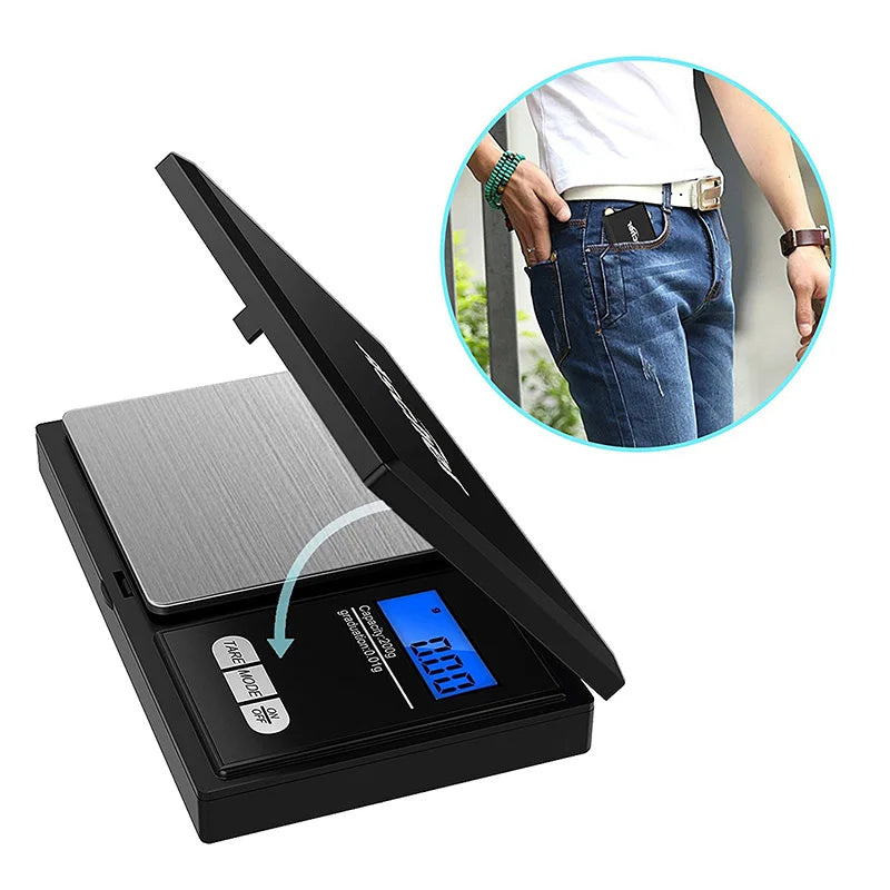 Mini Balance de Précision Numérique 0.01g – Échelle Électronique Portable pour Or, Bijoux, Poudres & Plus Ma boutique
