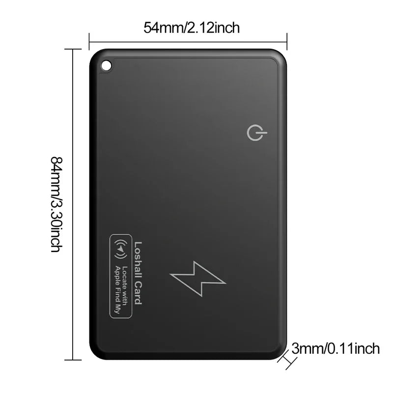 Carte de Localisation Wallet Tracker - GPS avec Recharge Sans Fil pour l'Application Apple Find My (Uniquement iOS) - BLACKBEARD OUTDOOR INDUSTRIES
