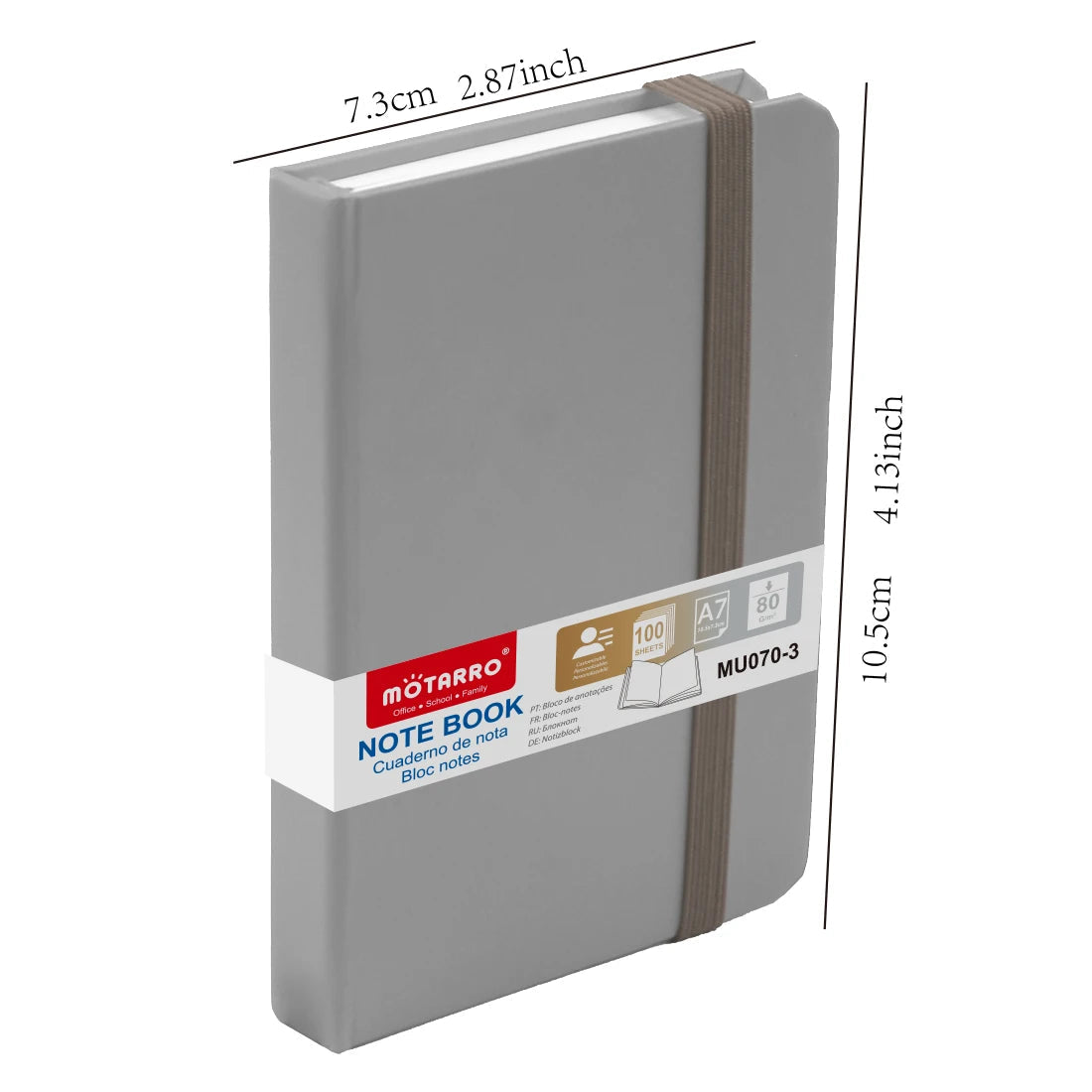 MOTARRO Carnet A7 Mini – Élégance et Praticité au Quotidien BLACKBEARD OUTDOOR INDUSTRIES
