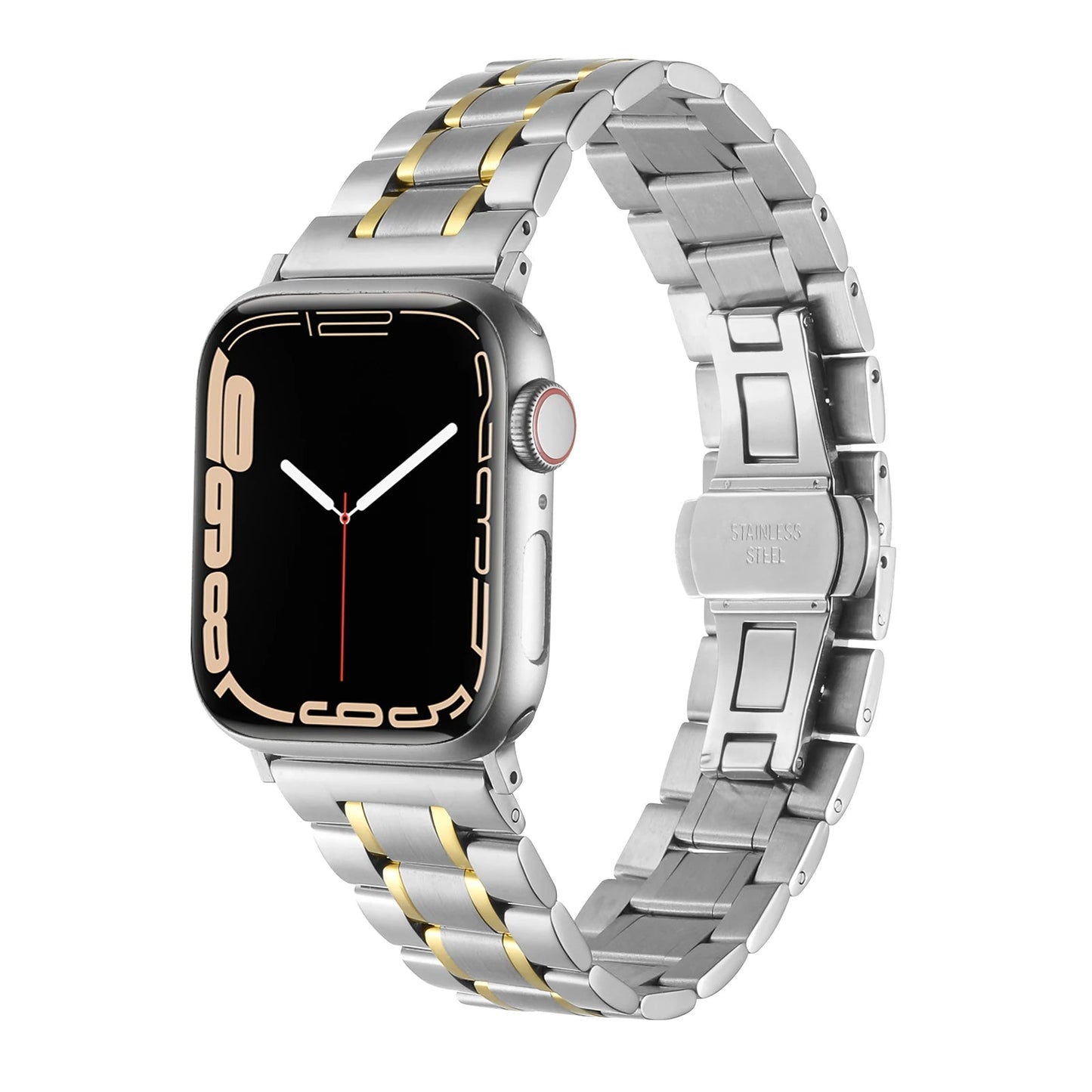 Bracelet en Acier Inoxydable pour Apple Watch – Bandes Métalliques pour iWatch Ultra / Series 10/9/8/7/6/5/4/3/SE BLACKBEARD OUTDOOR INDUSTRIES