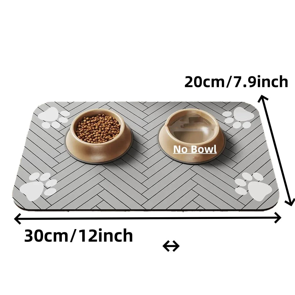 Tapis de Nourrissage Absorbant pour Animaux – Imperméable, Antidérapant & Séchage Rapide – Idéal pour Gamelles de Chiens et de Chats Ma boutique