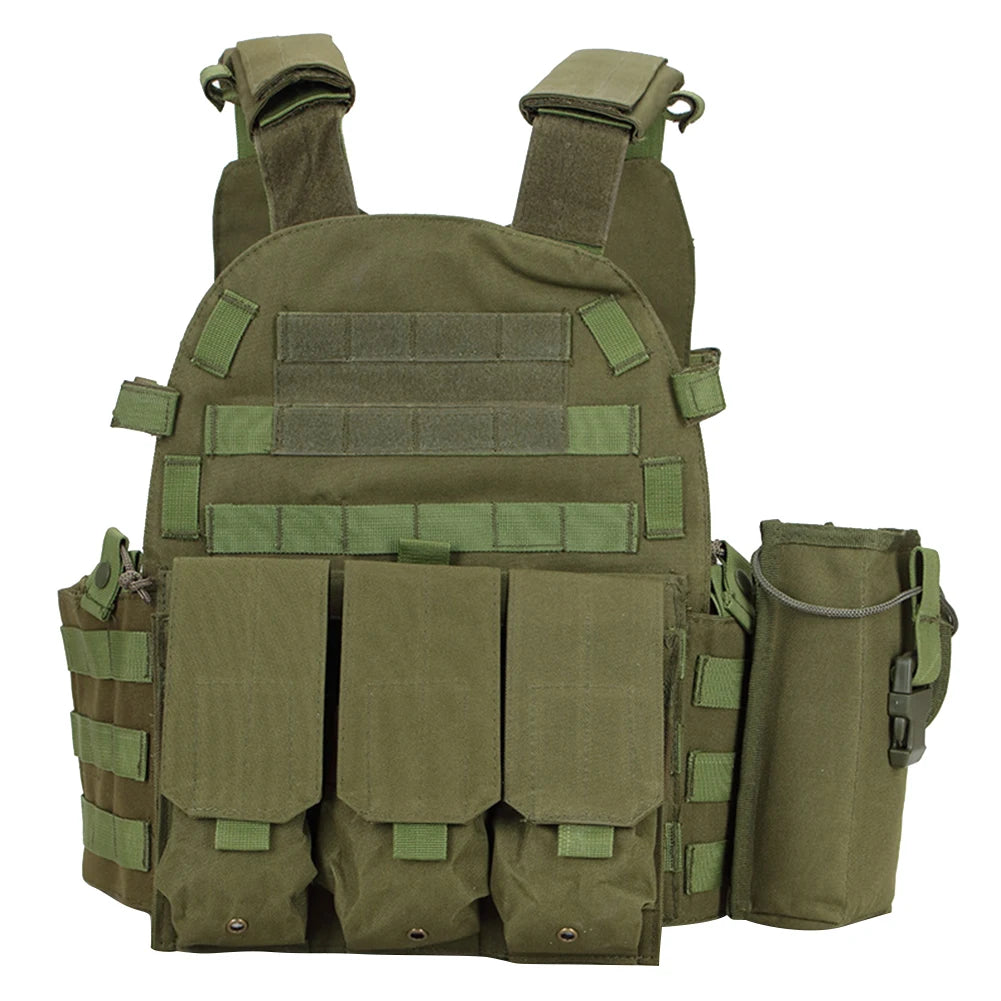 Gilet Porte-Plat en Nylon 600D Camouflage – Gilet de Protection Multifonction pour Chasse et Activités Outdoor - BLACKBEARD OUTDOOR INDUSTRIES