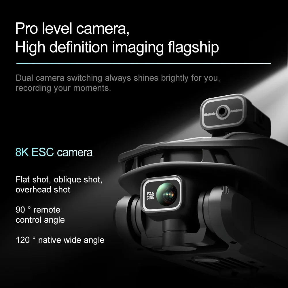 2025 V168 Pro MAX GPS Drone 8K Professional HD Camera 5G WIFI FPV 360° Ma boutique