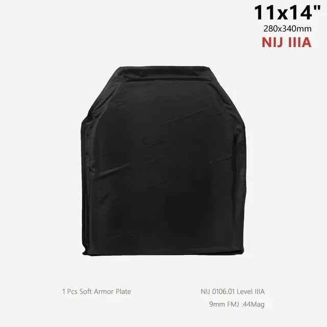 Plaque Balistique Souple Niveau IIIA 9mm & .44 Magnum – Sac à Dos Tactique ou Gilet Pare-balles - BLACKBEARD OUTDOOR INDUSTRIES