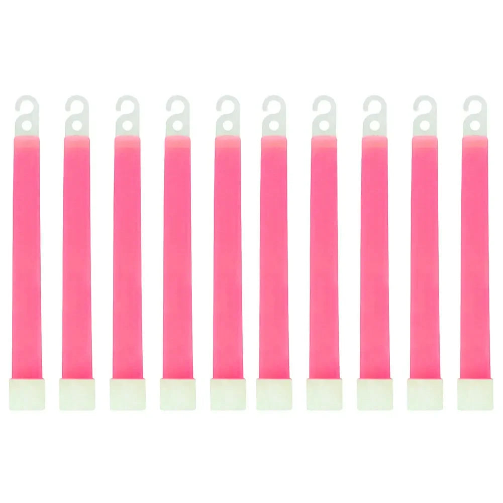 Lot de 50 Bâtons Lumineux Fluorescents 15 cm Équipement de Survie Militaire | Camping, Randonnée, SOS, Urgence, Fête | - BLACKBEARD OUTDOOR INDUSTRIES