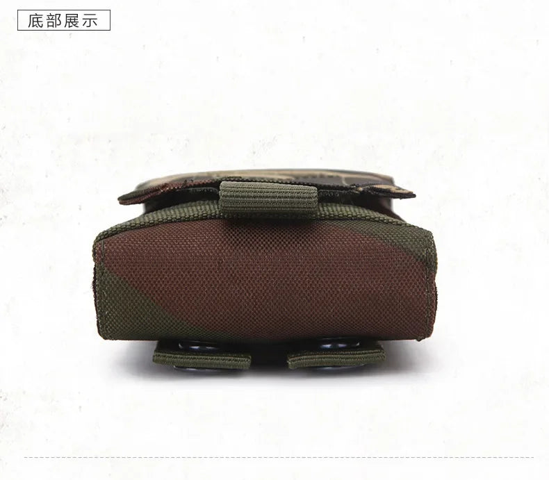 Poche Tactique Outdoor – Support Téléphone Camouflage pour Ceinture – Étui Étanche en Nylon 600D pour Sports, Chasse et Activités Extérieures - BLACKBEARD OUTDOOR INDUSTRIES