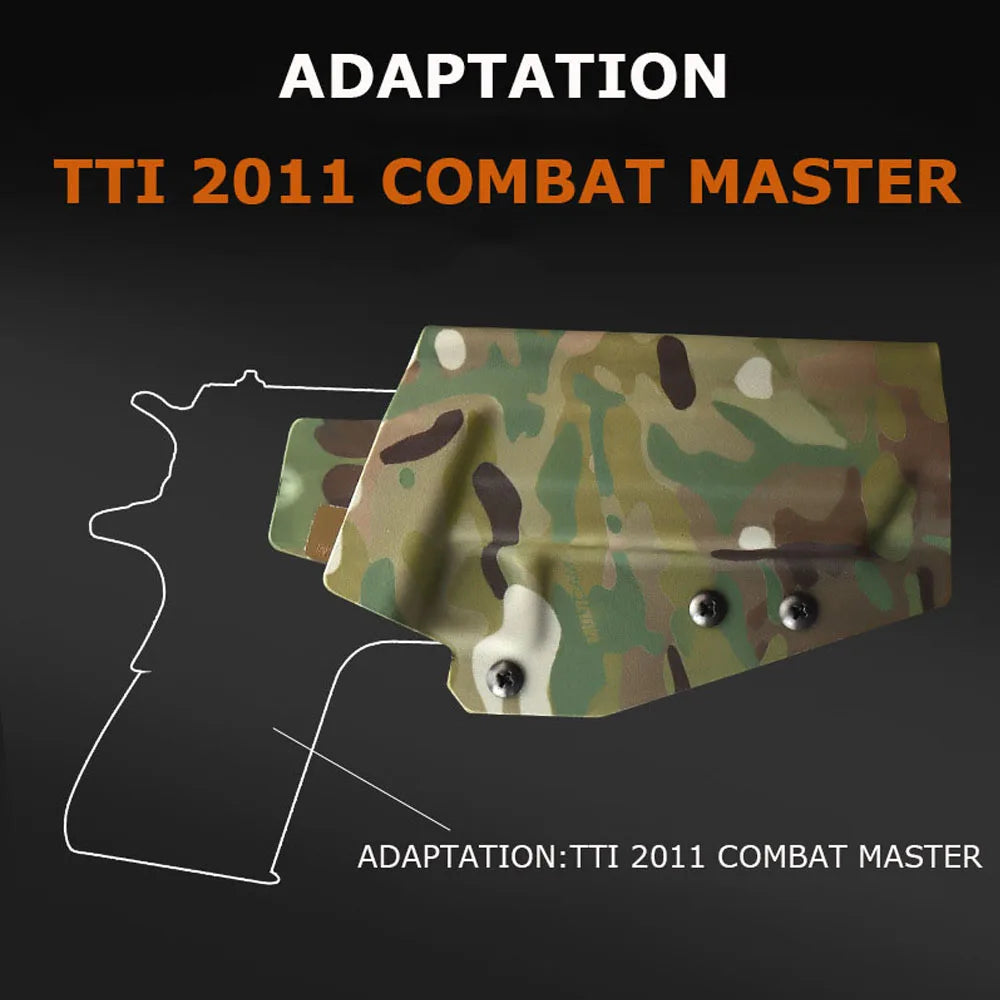 Holster Tactique kydex pour Pistolet – Compatible TTI 2011 COMBAT MASTER – - BLACKBEARD OUTDOOR INDUSTRIES