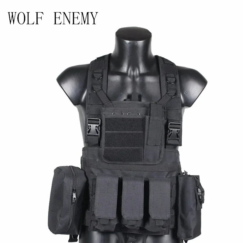 Chest Rig Tactique “Apron” – Wolf Enemy Performance professionnelle – Polyvalence outdoor – Design opérationnel Ma boutique