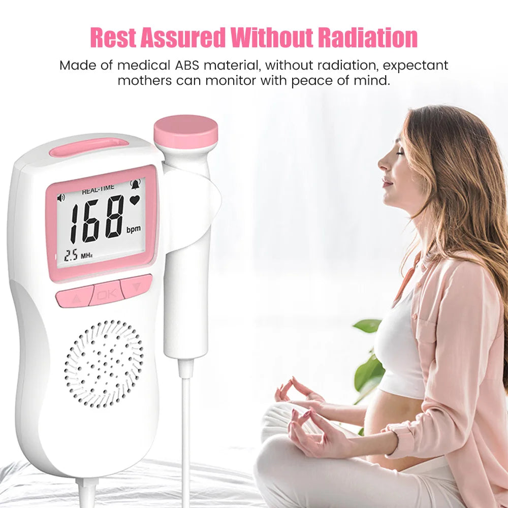 Détecteur de Rythme Cardiaque Fœtal JBMBHC – Doppler Ultrasonique Portable pour Grossesse Ma boutique