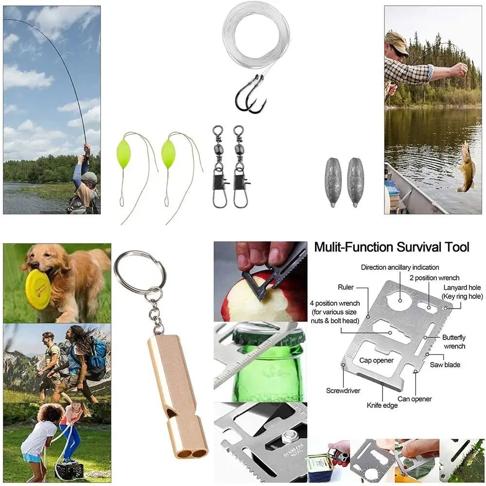 Kit de Survie d’Urgence Professionnel – Équipement Multifonctionnel Tactique pour Camping, Défense et Premiers Secours - BLACKBEARD OUTDOOR INDUSTRIES
