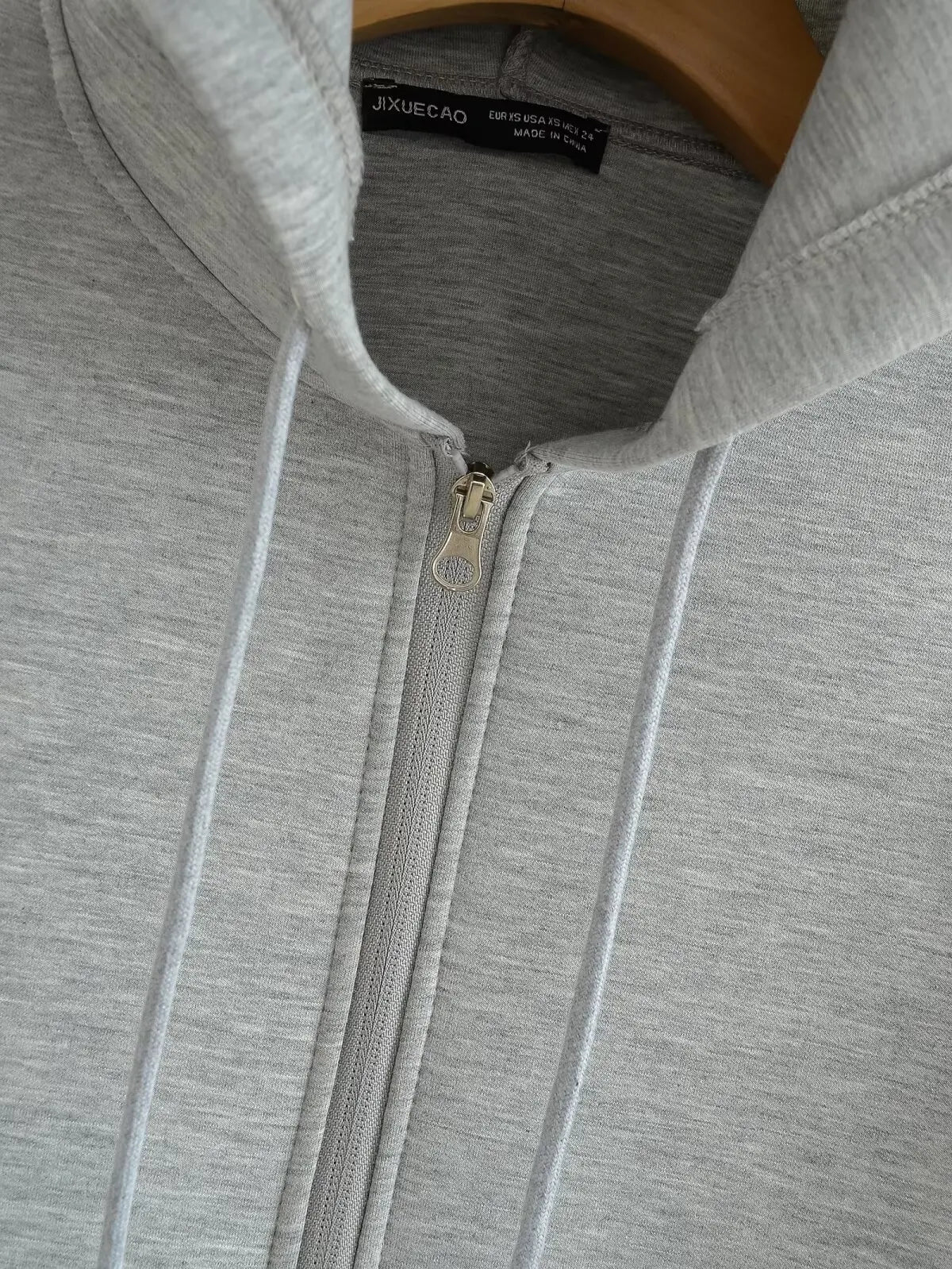 Veste à Capuche Grise femme - Manteau à Manches Longues avec Poches Spacieuses et Fermeture Éclair - Veste Décontractée et Légère pour Femme - BLACKBEARD OUTDOOR INDUSTRIES
