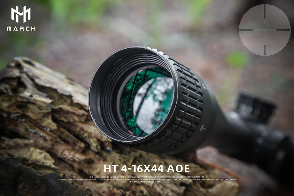 March HT4-16X44AOE Lunette de Visée Tactique - BLACKBEARD OUTDOOR INDUSTRIES
