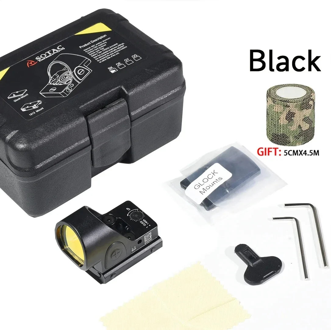 Viseur Point Rouge Tactique – Reflex Red Dot Sight 1x – Collimateur Optique pour Rail 20mm Ma boutique
