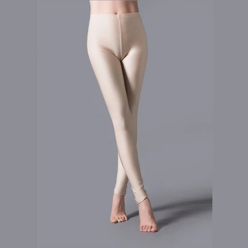 Leggings Skinny Élastiques Femme - Pantalon Crayon Slim Taille Plus, Brillant, Idéal pour Yoga et Activités Sportives - BLACKBEARD OUTDOOR INDUSTRIES