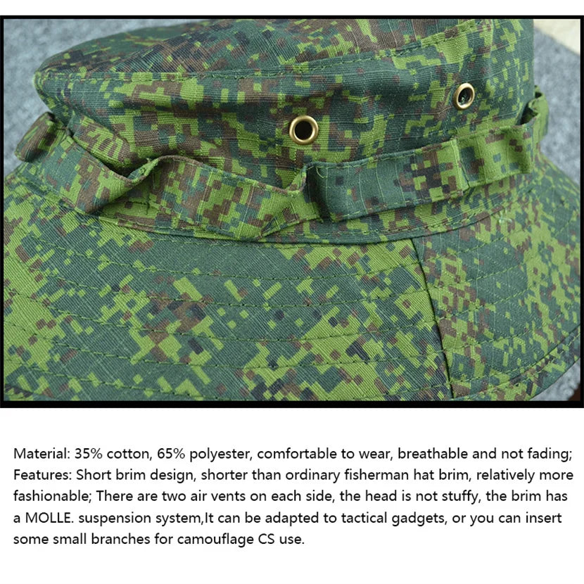 Chapeau Tactique Boonie Camouflage pour Homme – Idéal Chasse, Pêche, Randonnée & Airsoft - BLACKBEARD OUTDOOR INDUSTRIES