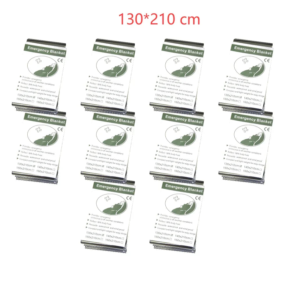 Couverture de Survie d'Urgence – 5/10/20 pièces Couverture d’Isolation Portable, Imperméable et Coupe-Vent pour Camping, Randonnée et Secours Ma boutique