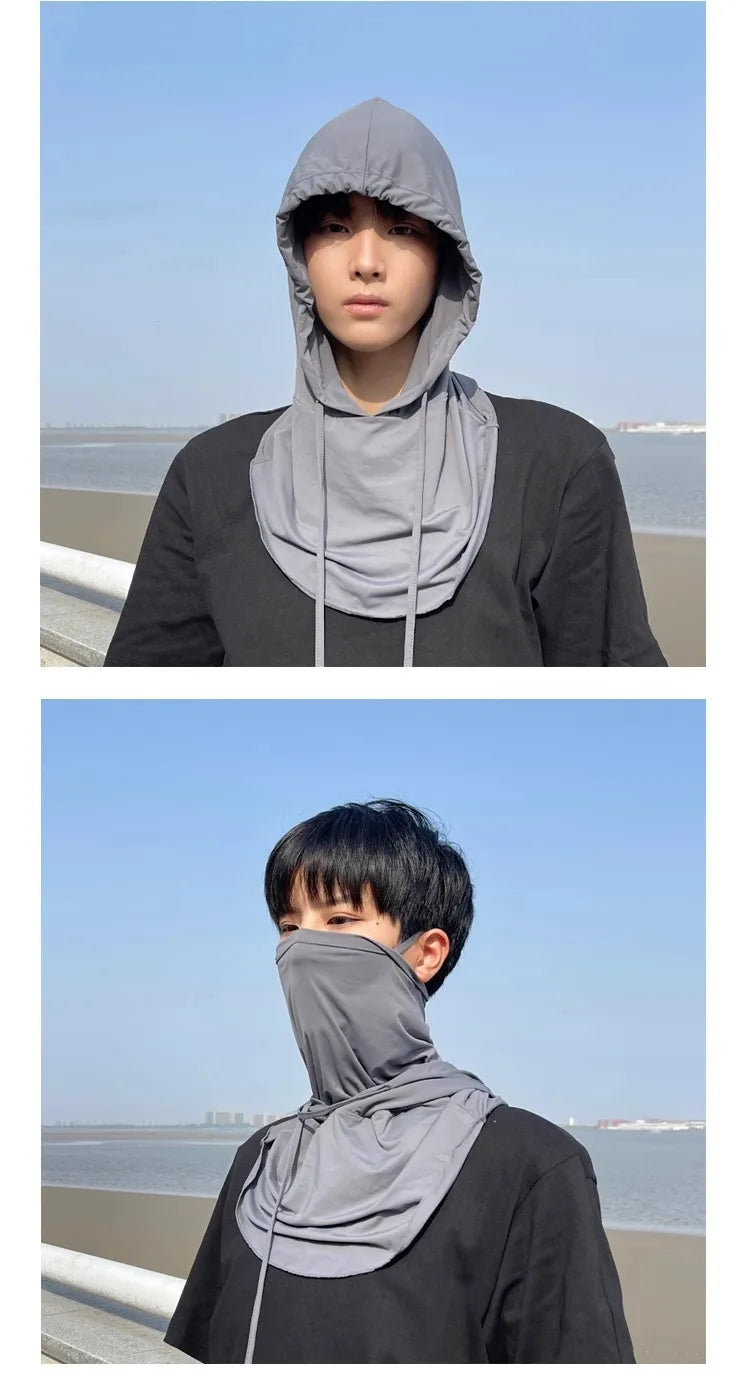 Balaclava Men Women Face Mask Sun/UV Protection Breathable Long Neck Covers Ma boutique