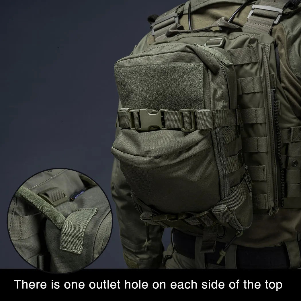 Sac d’Hydratation Tactique Mini – IDOGEAR MOLLE 500D Nylon - BLACKBEARD OUTDOOR INDUSTRIES