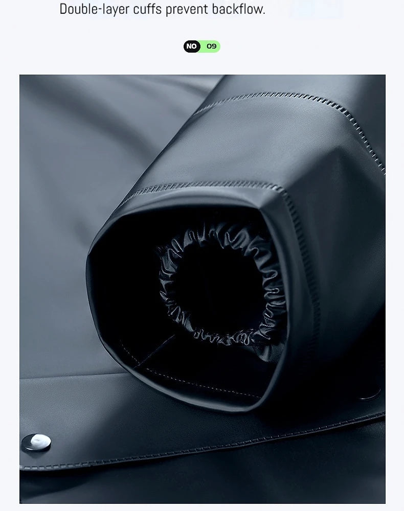 Set de Poncho de Pluie Séparé avec Pantalons - Ensemble Complet Résistant aux Tempêtes, Imperméable, Réfléchissant BLACKBEARD OUTDOOR INDUSTRIES