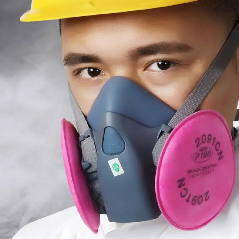 Masque de Protection Chimique 7502 – Respirateur Industriel avec Filtre Anti-Gaz Organique BLACKBEARD OUTDOOR INDUSTRIES