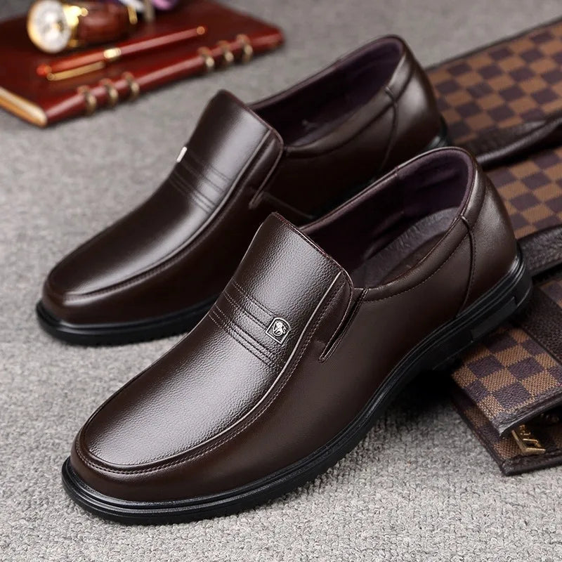 Chaussures en Cuir Véritable pour Homme – Mocassins Élégants, Style Business Casual – Confort Exceptionnel et Respirabilité – Chaussures Plates Classiques et Durables BLACKBEARD OUTDOOR INDUSTRIES