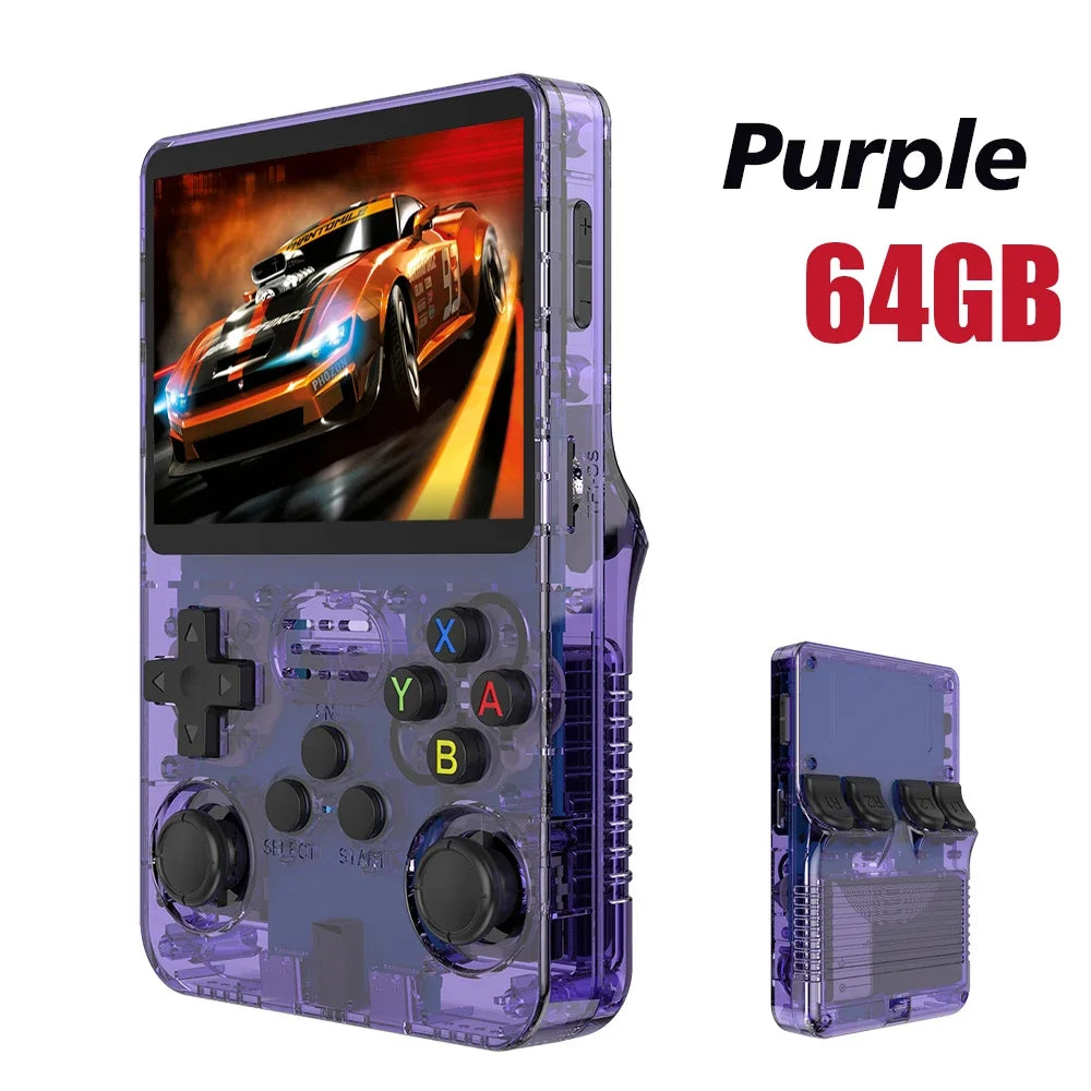 Console de Jeu Rétro Portable R36S – Écran IPS 3,5" – Système Linux – 64 Go / 128 Go – 15 000 Jeux Inclus - BLACKBEARD OUTDOOR INDUSTRIES