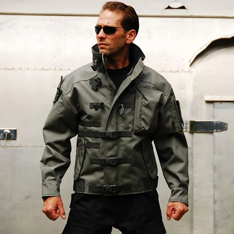 Veste Tactique Militaire de Haute Qualité - Veste Homme Imperméable, Résistante à l'Usure et Multi-poches pour Randonnée et Activités Extérieures BLACKBEARD OUTDOOR INDUSTRIES